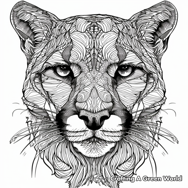 Cougar Coloring Pages - Free &amp; Printable!