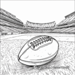 Detailed Football Stadium Coloring Pages 1
