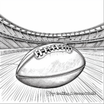 Detailed Football Stadium Coloring Pages 4