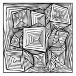 Detailed Geometric Design Coloring Pages 2
