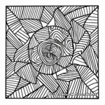 Detailed Geometric Design Coloring Pages 3