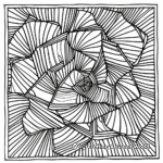 Detailed Geometric Design Coloring Pages 4