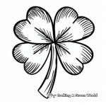 Detailed St. Patrick's Day Shamrock Coloring Pages for Adults 1