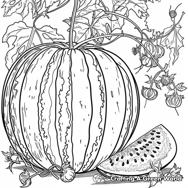 Watermelon Coloring Pages - Free & Printable!