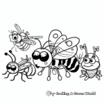 Discovering Insects: Preschool Bug Coloring Pages 3