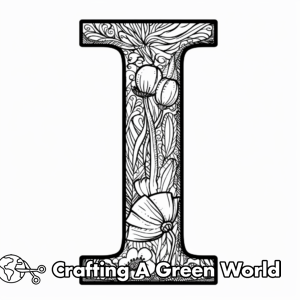 Letter 'i' Coloring Pages - Free &amp; Printable!