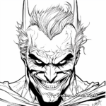 Dynamic Batman and Joker Coloring Pages 2