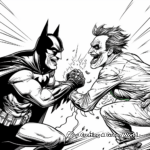 Dynamic Batman and Joker Coloring Pages 4