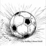 Dynamic Football Match Coloring Pages 2
