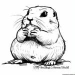 Eating Prairie Dog Coloring Pages 3