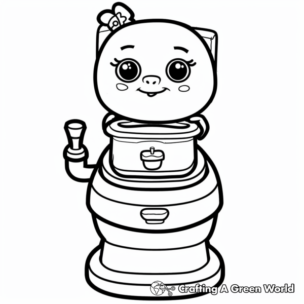 Potty Training Coloring Pages - Free &amp; Printable!