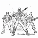 Exciting Fortnite Concert Scenes Coloring Pages 4