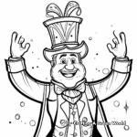 Exciting Mardi Gras Parade Coloring Pages 2