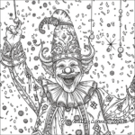 Exciting Mardi Gras Parade Coloring Pages 4