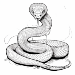 Exciting Viper Snake Coloring Pages 2