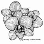 Exotic Orchid Coloring Pages 3