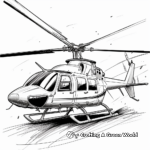 Experimental Helicopter Designs Coloring Pages 1
