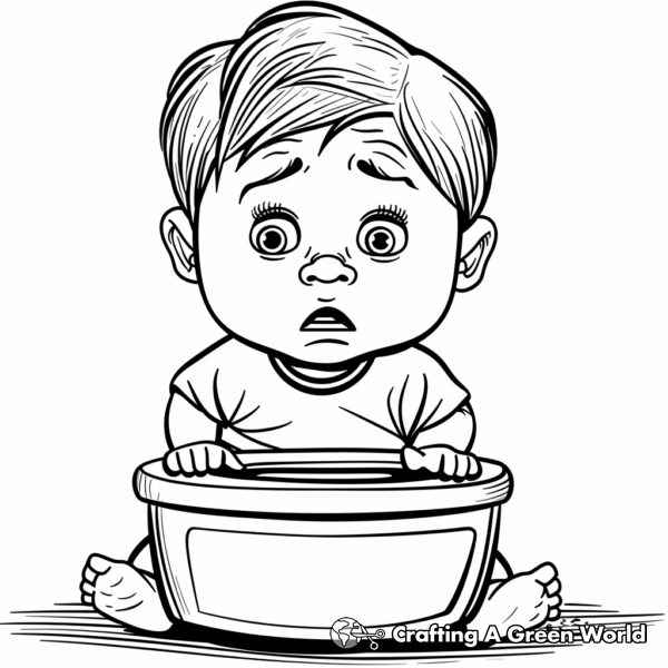 Potty Training Coloring Pages - Free &amp; Printable!