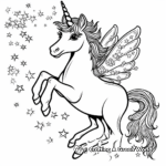 Fairy and Unicorn Coloring Pages for Fantasy Lovers 2