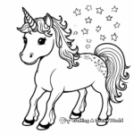 Fairy and Unicorn Coloring Pages for Fantasy Lovers 4