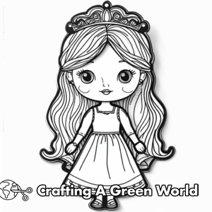 Paper Doll Coloring Pages - Free &amp; Printable!