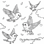 Fly High: Preschool Bird Coloring Pages 4