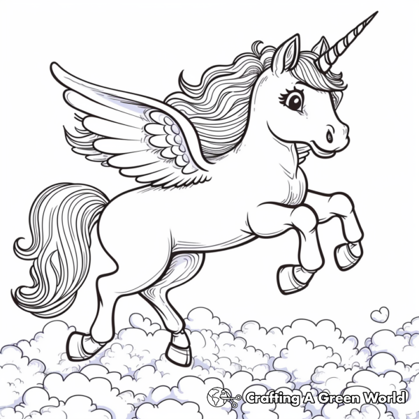 Magical Unicorn Coloring Pages Free & Printable!