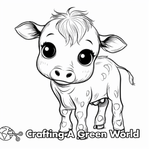 Calf Coloring Pages - Free &amp; Printable!