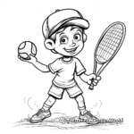 Fun August Sports Coloring Pages 3