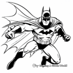 Fun Batman and Bat-Signal Coloring Pages 2