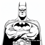 Fun Batman and Bat-Signal Coloring Pages 3