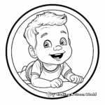 Divertidas páginas para colorear de círculos para niños pequeños 3