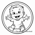 Divertidas páginas para colorear de círculos para niños pequeños 4