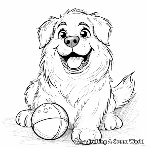 Great Pyrenees Coloring Pages - Free &amp; Printable!