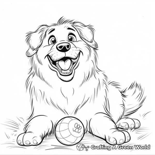 Great Pyrenees Coloring Pages - Free &amp; Printable!