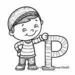 Fun Letter P Coloring Pages for Toddlers 1