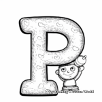 Fun Letter P Coloring Pages for Toddlers 3
