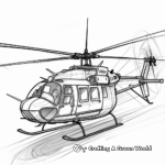 Futuristic Concept Helicopter Coloring Pages 1