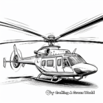 Futuristic Concept Helicopter Coloring Pages 2