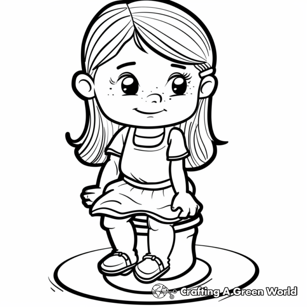 Potty Training Coloring Pages - Free &amp; Printable!