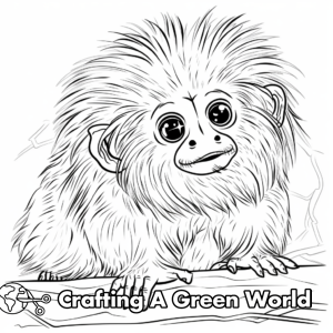 Monkey Coloring Pages - Free &amp; Printable!