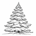 Grandiose Christmas Tree Coloring Pages 4