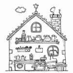 Happy Home: Preschool Household Items Coloring Pages 4