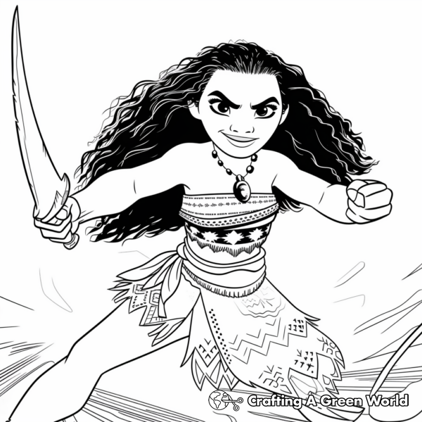 Moana Coloring Pages - Free &amp; Printable!