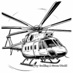 Historic Classic Helicopter Coloring Pages 1