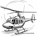 Historic Classic Helicopter Coloring Pages 2