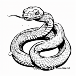Horror Sea Snake Coloring Pages 4