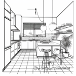Interior Design Coloring Pages for Aspiring Architects 3