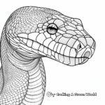Intricate Anaconda Designs for Advanced Coloring 3