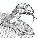 Intricate Anaconda Designs for Advanced Coloring 4